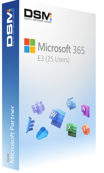 Microsoft 365 E3 (25 Users) 1 Year Subscription